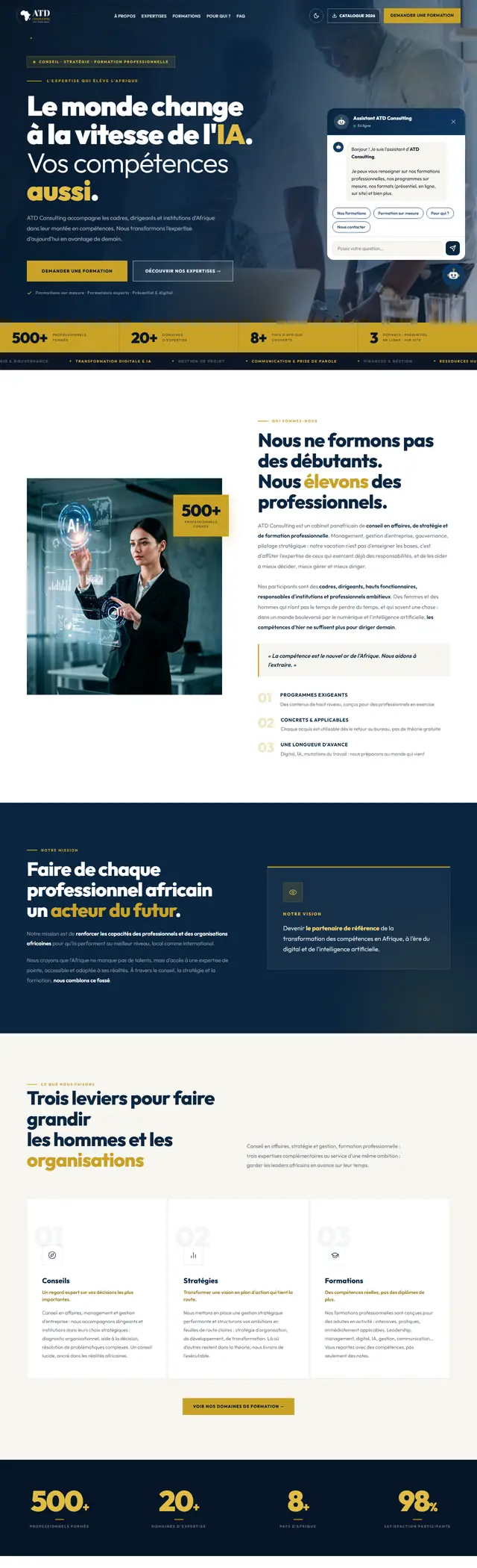 Le site ATD Consulting
